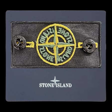 Rear view of mesh badge structure