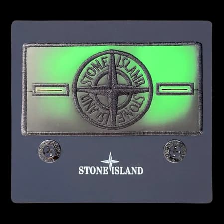 Close-up of green thermal pattern